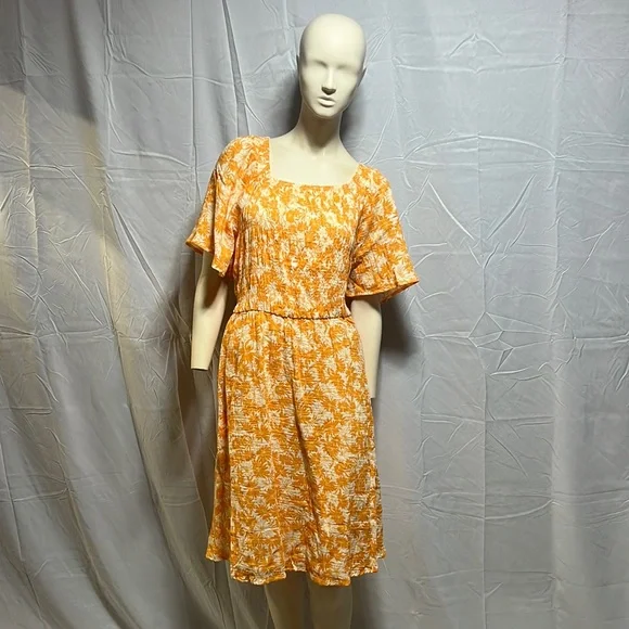 Terra & Sky | Dresses | Terra Sky Womens Plus Size Flutter Sleeve Fit Flare Dress | Poshmark Terra & Sky | Dresses | Terra Sky Womens Plus Size Flutter Sleeve Fit Flare Dress | Poshmark